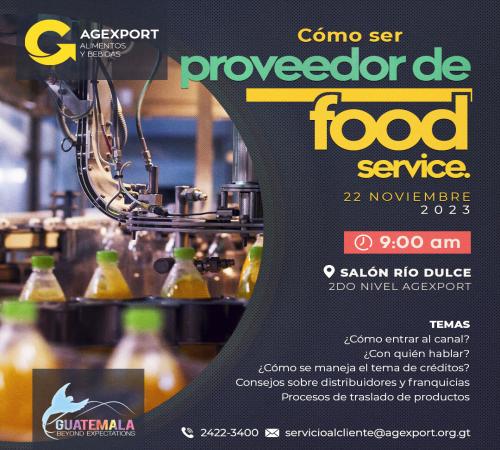 Cómo ser proveedor Food service