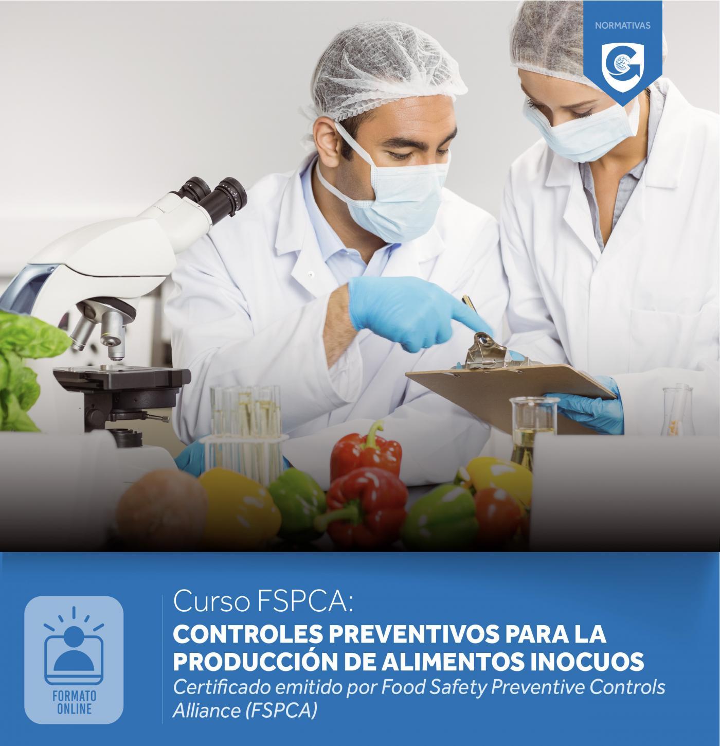 Curso FSPCA: Controles preventivos para la producción de alimentos inocuos