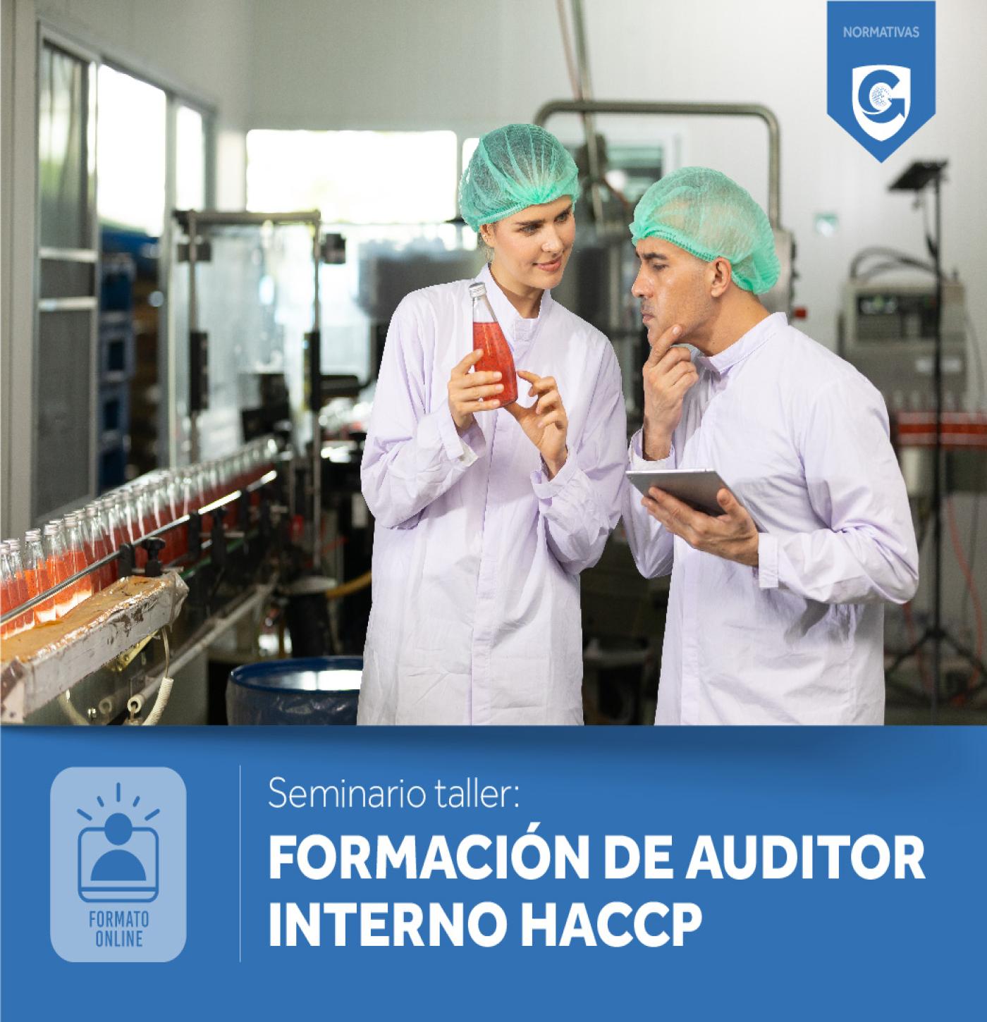 FORMACIÓN DE AUDITOR INTERNO HACCP