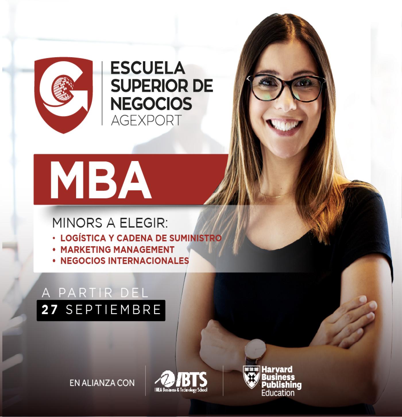 Maestría en administración de negocios.