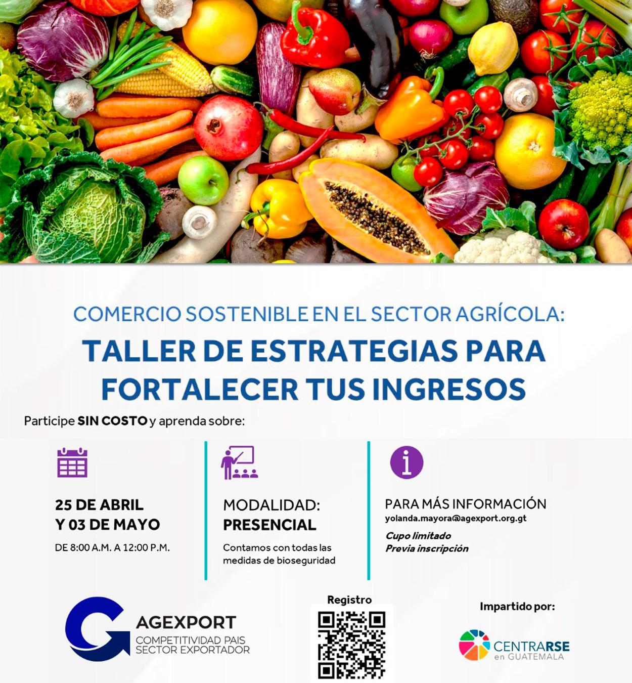 Taller Comercio Sostenible para el Sector Agrícola