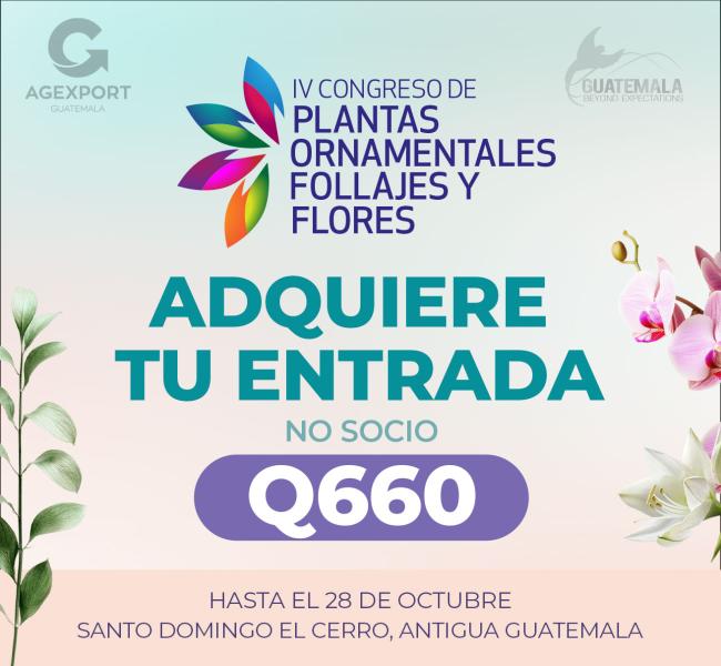ENTRADAS CONGRESO PLANTAS ORNAMENTALES (PRECIO NORMAL)
