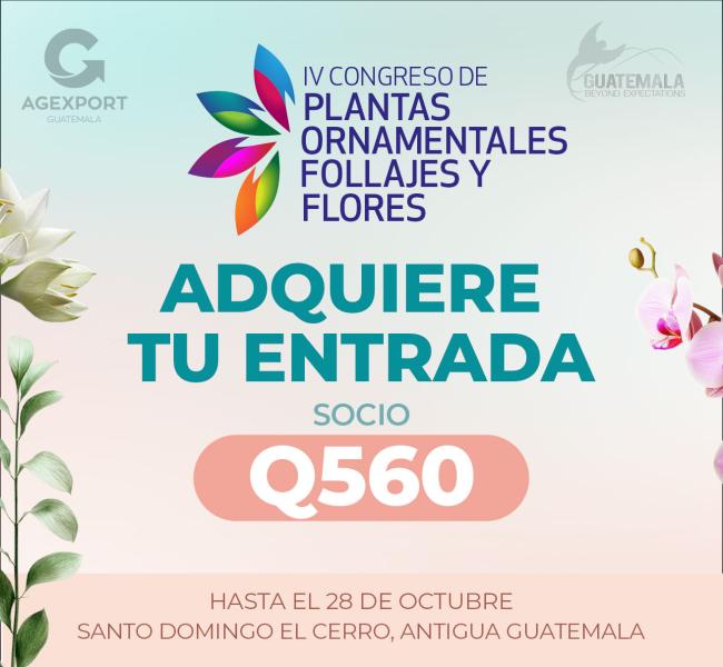 ENTRADAS CONGRESO PLANTAS ORNAMENTALES (PRECIO NORMAL)