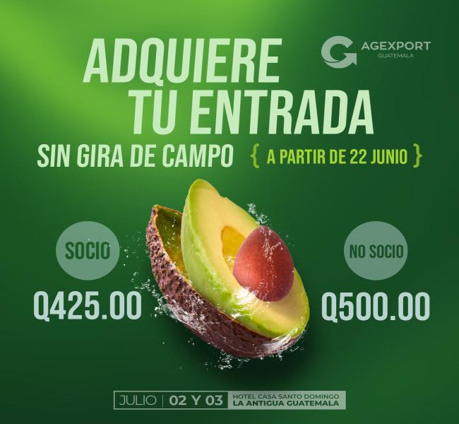 Entrada Congreso de Aguacate 2025 Sin Gira de Campo (Precio Normal)