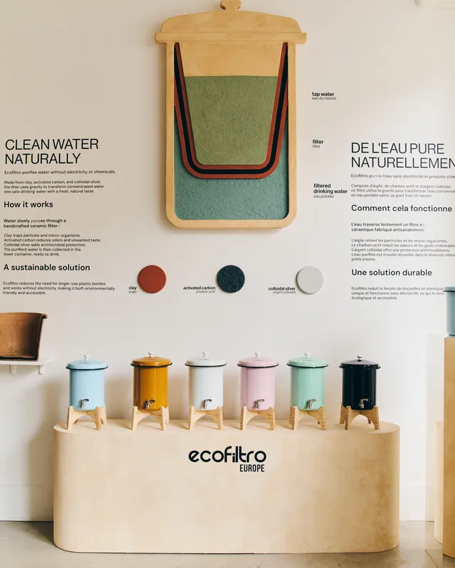Proceso de purificación del ecofiltro